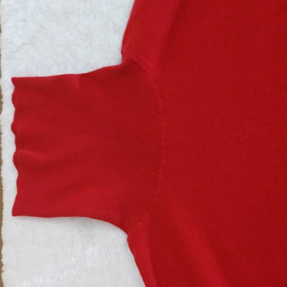 Joe Fresh| NWT Red Turtleneck Sweater Cotton Blend - Picture 9 of 16